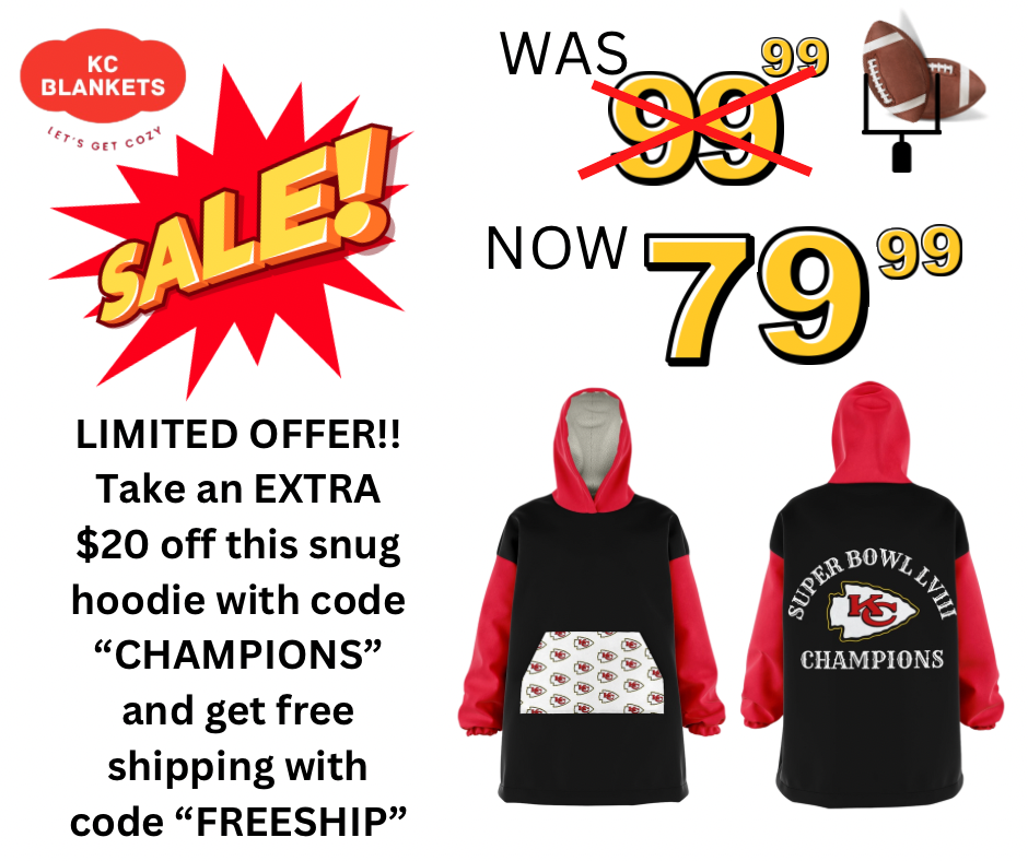 Kansas City Chiefs Super Bowl LVIII Champions Snug Hoodie
