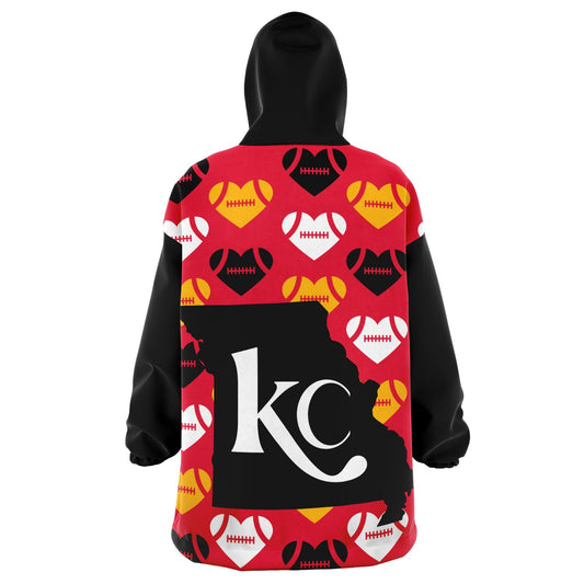 For The Love Of KC Football Snug Hoodie