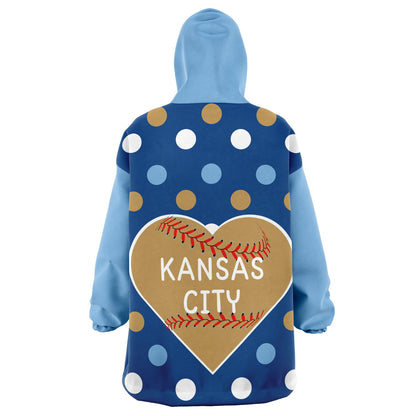 KC Royals Polka Dot Snug Hoodie