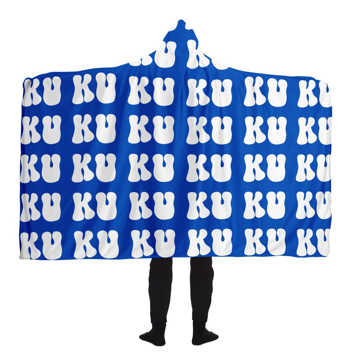 KU Hooded Blanket